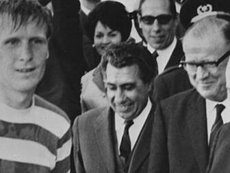 Celtic celebrating the Lisbon...
